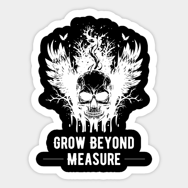 Growth Beyond Measure Sticker by GritGains